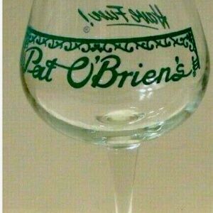 VINTAGE Pat O'Brien's Bar Wine
Glass Have Fun! 8" high 12-OZ., MINT Condition
